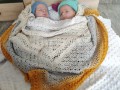 Naděje adventu  -šátek ,pléd