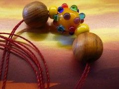 Náhrdelník s modrým achátem OCEANIA