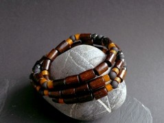 Náhrdelník s modrým achátem OCEANIA