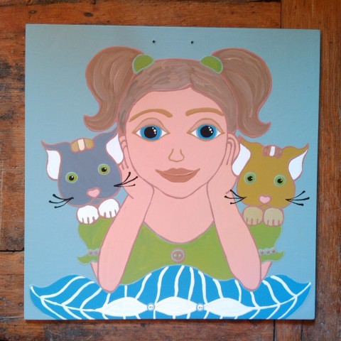 Terezka a přepadové komando. dekorace dárek obraz kočka kocour kočička láska obrázek kočky kotě kočičky pohoda koťata kocourek pro radost siesta pro štěstí 