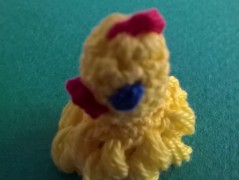 háčkovaná špička na vánoční stromek