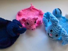 háčkovaná špička na vánoční stromek