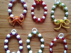 háčkovaná špička na vánoční stromek