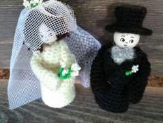 háčkovaná špička na vánoční stromek