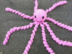 háčkovaná špička na vánoční stromek