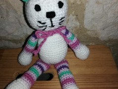 háčkovaná špička na vánoční stromek