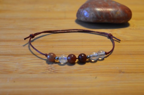 Ochranný náramek -Kabbalah náramek korálky kameny léčivý ochranný čakrový meditační joga 