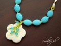 Náhrdelník - Modrá Hawaii