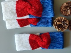 Scrunchie gumičky S na kartě - X.