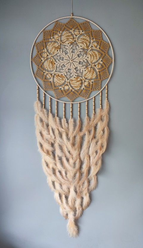 MAXI lapač zlých snů 50 x 140 cm indián indiánský nad postel strážce boho dream lapač dreamcatcher lapač snů do ložnice 