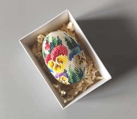 Velikonoční vajíčko - v krabičce jaro velikonoce vajíčka velikonoční vejce kraslice vajíčko výslužka svátky jara pomlázka hody 