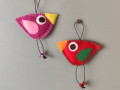 Barevní ptáčci z filcu VII.