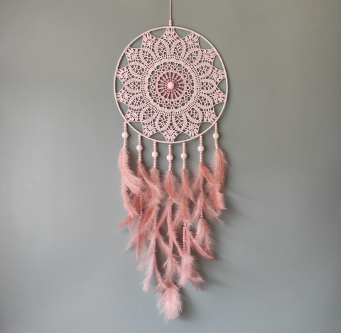 Lapač zlých snů 30 x 85 cm indián indiánský nad postel strážce boho dream lapač dreamcatcher lapač snů do ložnice 