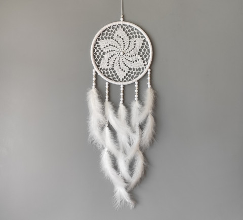 Lapač zlých snů 20 x 65 cm indián indiánský nad postel strážce boho dream lapač dreamcatcher lapač snů do ložnice 