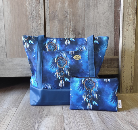 Kabelka s taštičkou - lapač snů kabelka taštička kabela přes rameno do ruky pouzdro na drobnosti 