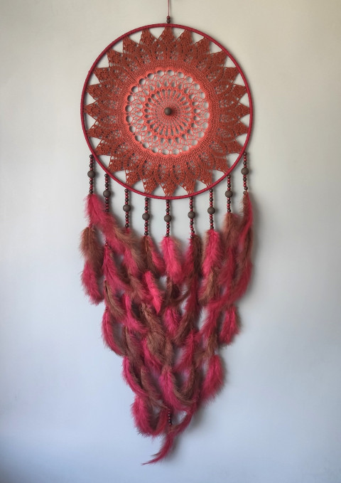 Lapač zlých snů 40 x 115 cm indián indiánský nad postel strážce boho dream lapač dreamcatcher lapač snů do ložnice 