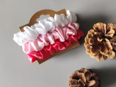 Scrunchie gumičky S na kartě - X.