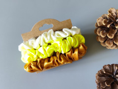 Scrunchie gumičky S na kartě - X.