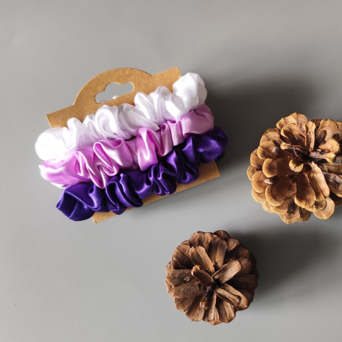 Scrunchie gumičky S na kartě - V. gumička gumičky do vlasů spony scrunchies scrunchie 