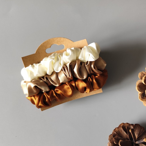 Scrunchie gumičky S na kartě - VII. gumička gumičky do vlasů spony scrunchies scrunchie 