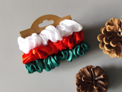 Scrunchie gumičky S na kartě - X.