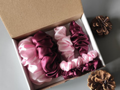 Scrunchie gumičky S na kartě - X.