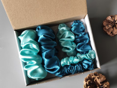 Scrunchie gumičky S na kartě - X.