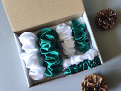 Scrunchie gumičky S na kartě - X.