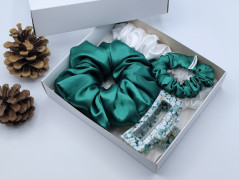 Scrunchie gumičky S na kartě - X.