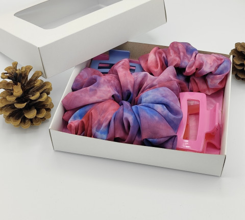 Scrunchie - dárkový box XVI. spona sponka sponky do vlasů spony scrunchies scrunchie 