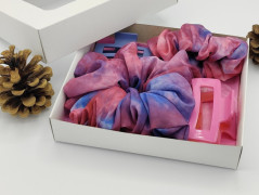 Scrunchie gumičky S na kartě - X.