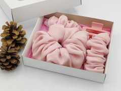 Scrunchie gumičky S na kartě - X.