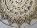Mandala Khaki hvězda - průměr 45 cm
