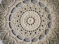 Mandala Khaki hvězda - průměr 45 cm