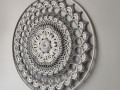 Mandala Šedá - průměr 40 cm
