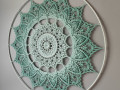 Mandala Zelená hvězda - 60 cm