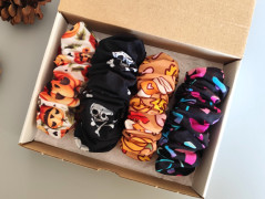 Scrunchie gumičky S na kartě - X.