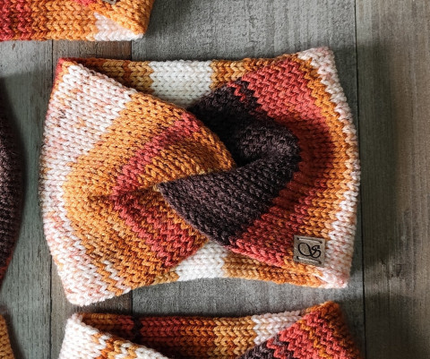 Pletená čelenka III. zima podzim pletené čelenka pletená čelenky na zimu na podzim 