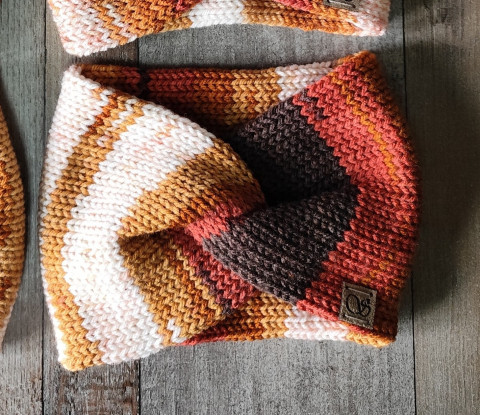 Pletená čelenka V. zima podzim pletené čelenka pletená čelenky na zimu na podzim 