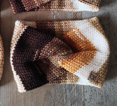 Pletená čelenka IX. zima podzim pletené čelenka pletená čelenky na zimu na podzim 