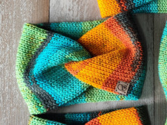 Scrunchie gumičky S na kartě - X.