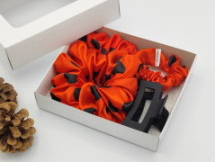 Scrunchie gumičky S na kartě - X.