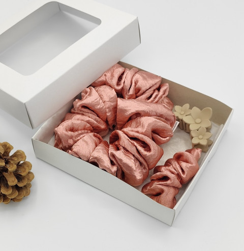 Scrunchie - dárkový box XXIII. spona sponka sponky do vlasů spony scrunchies scrunchie 