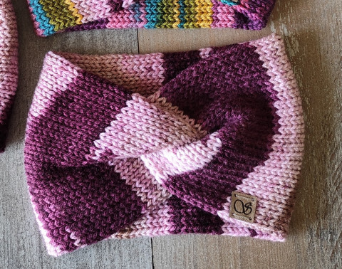 Pletená čelenka č.24 zima podzim pletené čelenka pletená čelenky na zimu na podzim 