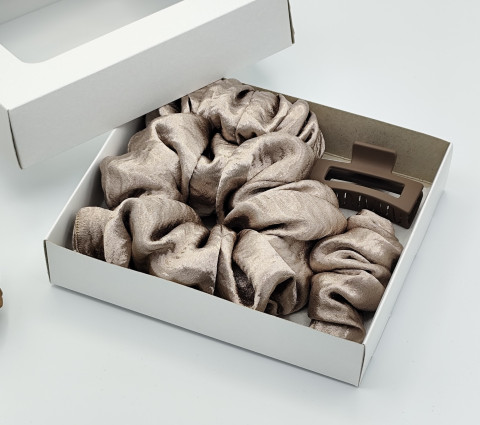 Scrunchie - dárkový box XXIV. spona sponka sponky do vlasů spony scrunchies scrunchie 