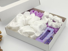 Scrunchie gumičky S na kartě - X.