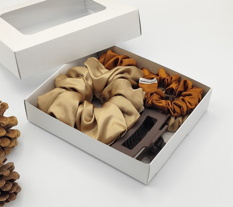 Scrunchie - dárkový box IX. spona sponka sponky do vlasů spony scrunchies scrunchie 