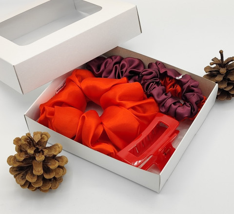 Scrunchie - dárkový box VIII. spona sponka sponky do vlasů spony scrunchies scrunchie 