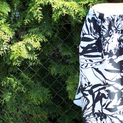 Sukně ,,Green Stripeds Romance