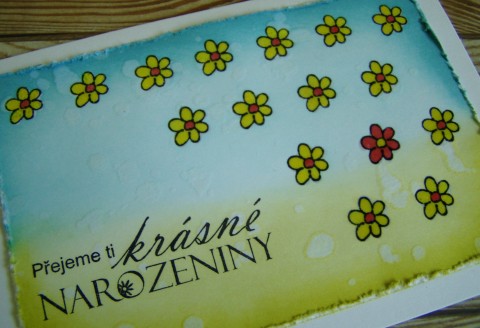 Přáníčko (č. 104) narozeniny svátek přání 